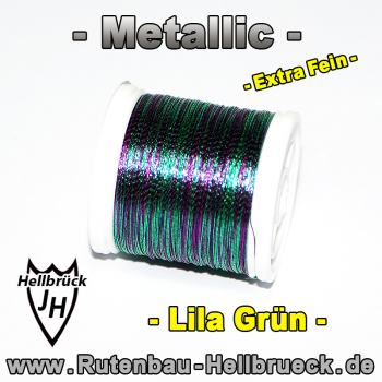 Metallic Bindegarn - Fein - Farbe: Lila-Grün - Allerbeste Qualität !!!